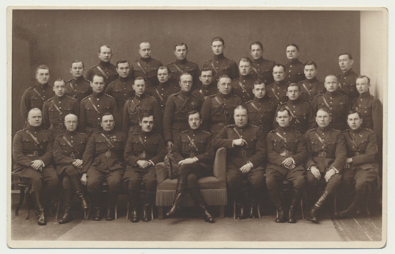 foto, Paistu khk, Loodi mõis, 6. suurtükiväegrupp, grupp, 1925
