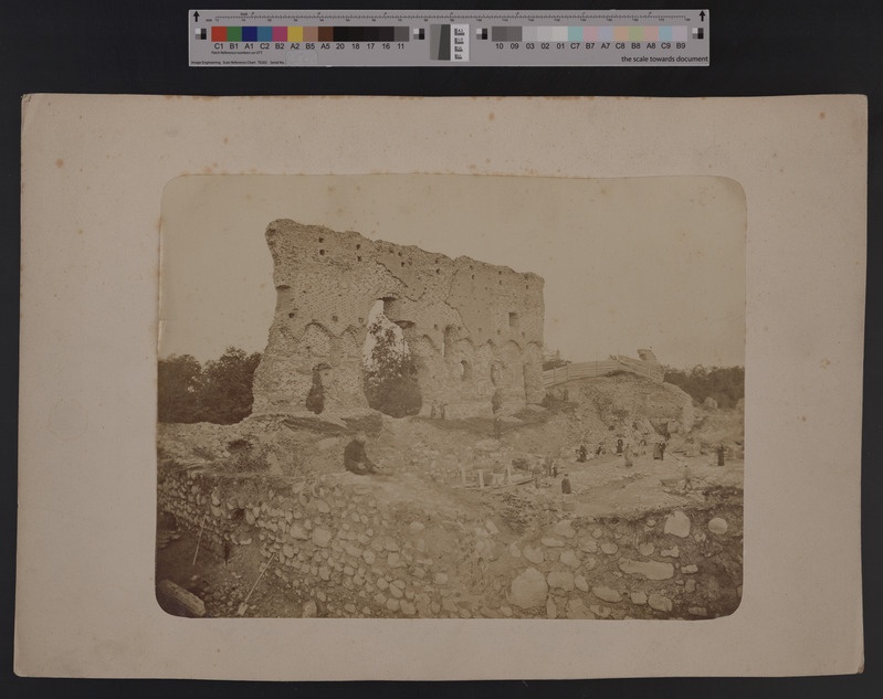 foto papil, Viljandi, Kaevumägi, arheoloogilised väljakaevamised, 1878/1879, foto T. John