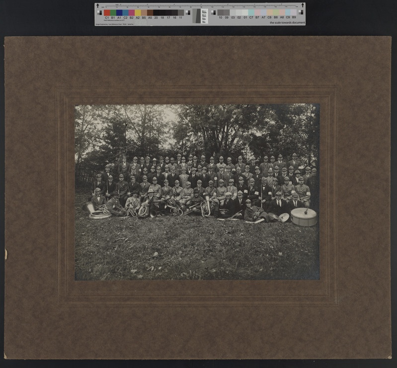 foto papil, Kaitseliidu Sakalamaa Maleva Kolga-Jaani malevkond u 1930 foto A. Mik Põltsamaa (sh Al. Vaher II r vas 8.)