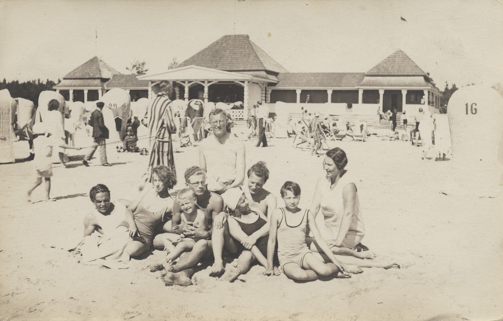 On the beach of Pärnu