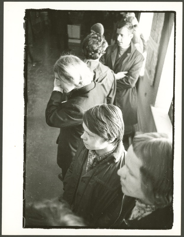 1971. aasta noorte avangardinäituse avamine