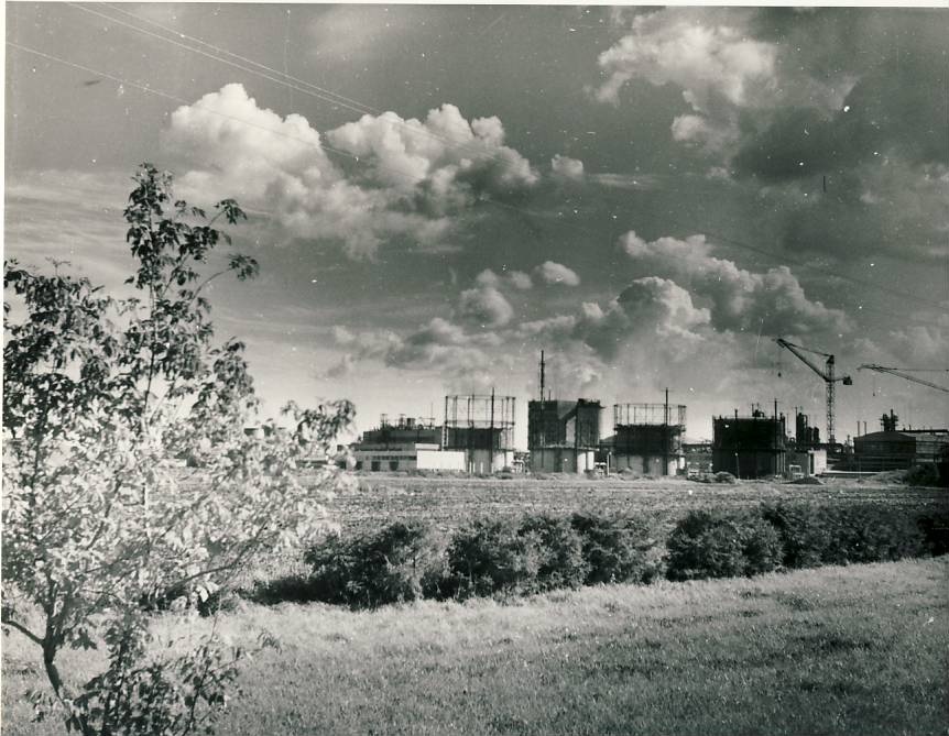Construction of the factory of Kohtla-Järve nitrogen fertiliser
