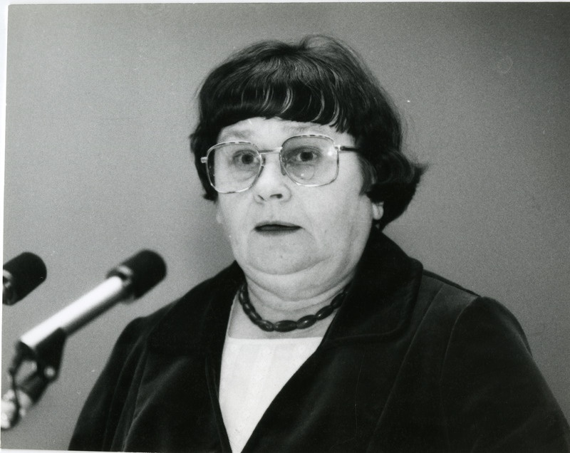 ENSV Arhitektide Liidu XIII kongress Ametiühingute Majas 19.-20. oktoober 1984. Fotod kongressil osalejatest: Valve Pormeister