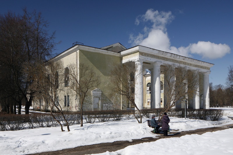 Vassili Gerassimovi nimelise klubi hoone Narvas Joala 8. Üleliiduline tüüpprojekt, arhitekt Konstantin Bartaševitš (ka: Bortaševitš)