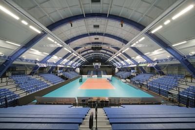 Kalevi spordihall. Interjöör värskelt renoveerituna. Arhitektid Uno Tölpus, Peeter Tarvas, Olga Kontšajeva  similar photo