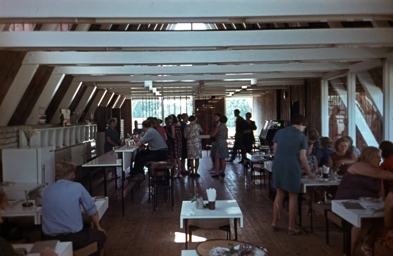 Merepiiga restoran, Rannamõisa. Interjöör. Arhitekt Voldemar Herkel