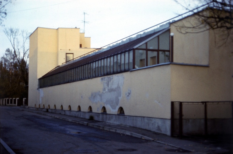 Kirovi kolhoosi pansionaat Pärnus. Arhitekt Rein Hansberg