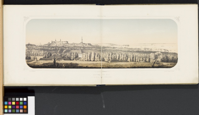 View Tallinn from Lasnamäe to Kadrioru (Panorama von Reval vom Laaksberge hinter Catharinenthal)