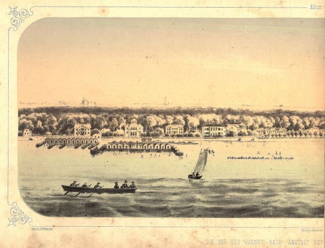 View of Cadrioru from the sea. Page from Tallinn album