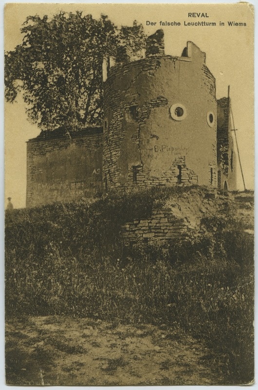 Reval, der falsche Leuchtturm in Wiems. Tallinn, Viimsi vale tuletorn