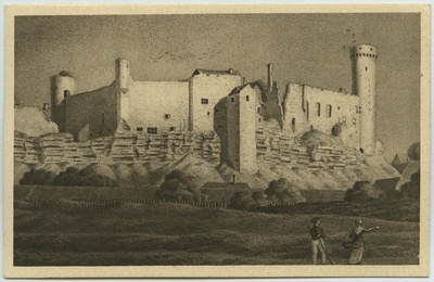 Tallinn. Der alte Teil der Schlossmauer I (C. v. Ungern-Sternberg'i järgi)  duplicate photo