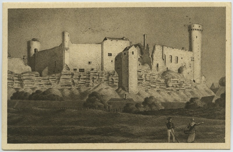 Tallinn. Der alte Teil der Schlossmauer I (C. v. Ungern-Sternberg'i järgi)