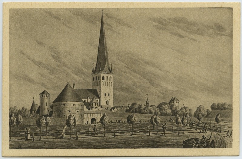 Tallinn. St. Olai-Kirche (C. v. Ungern-Sternberg'i järgi)