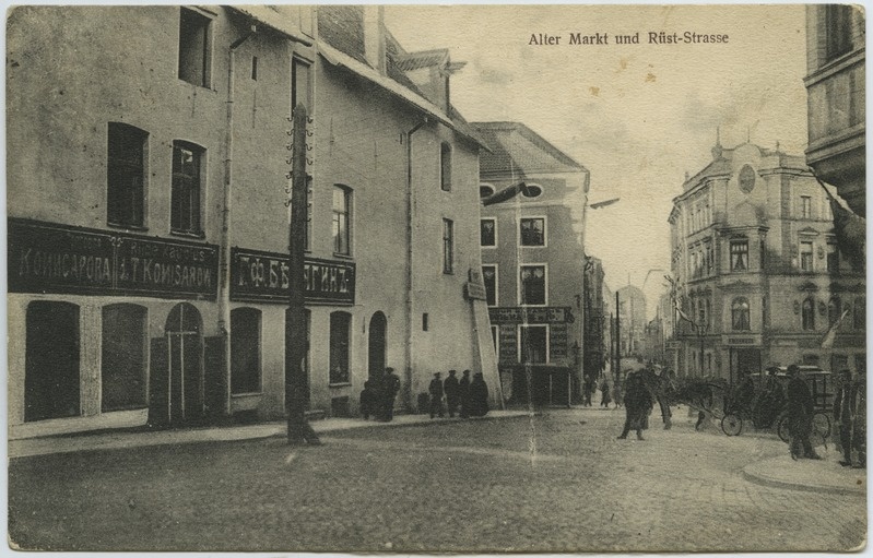 Tallinn. Reval - Alter Markt und RüstStrasse