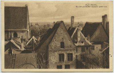 Tallinn. Alt-Reval. Blick v. Sivers'schen Garten  duplicate photo