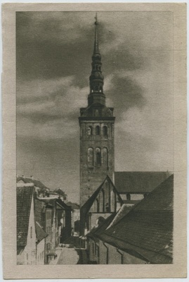 Tallinn, Niguliste kirik Rüütli tn. poolt  duplicate photo