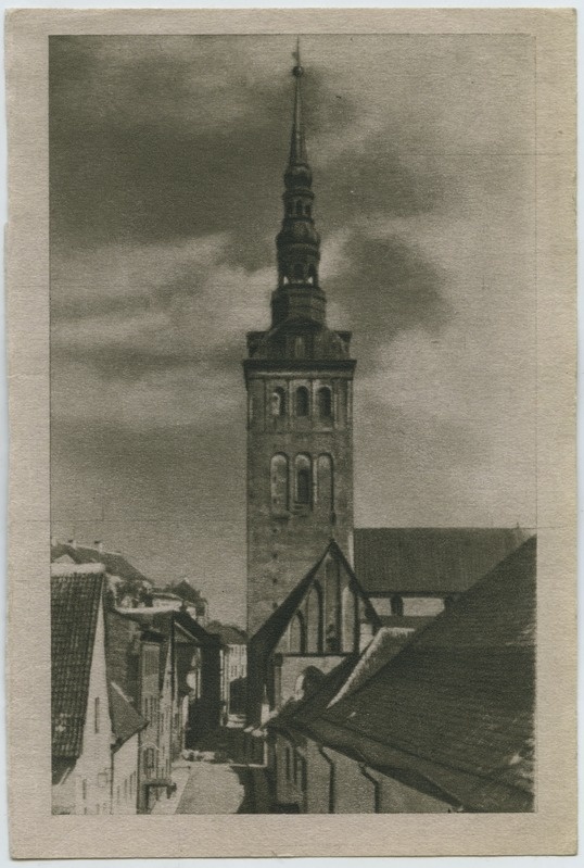Tallinn, Niguliste kirik Rüütli tn. poolt
