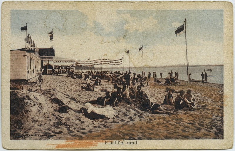 Tallinn Pirita rand rannakohvikuga