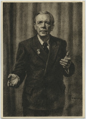 A. Mildeberg, H. Lauri portree süsi  duplicate photo