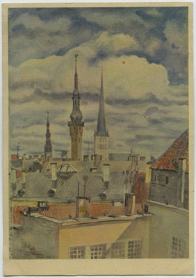 K. Burmann - Tallinn. Tallinna motiiv  duplicate photo