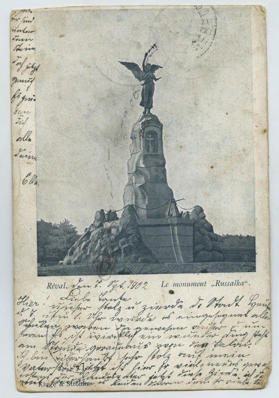 Tallinn. Reval Le monument "Russalka"