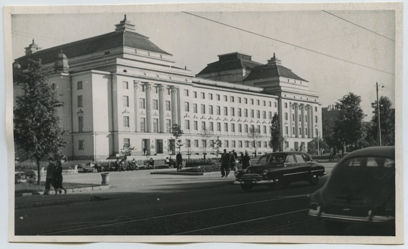 Tallinn, Estonia teater - tagafassaad