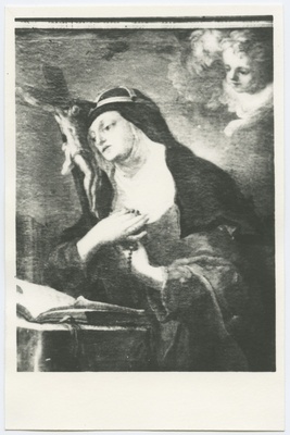 Püha Birgitta portree, fotokoopia maalist.  duplicate photo