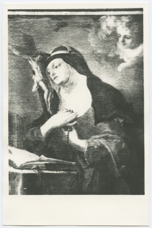 Püha Birgitta portree, fotokoopia maalist.