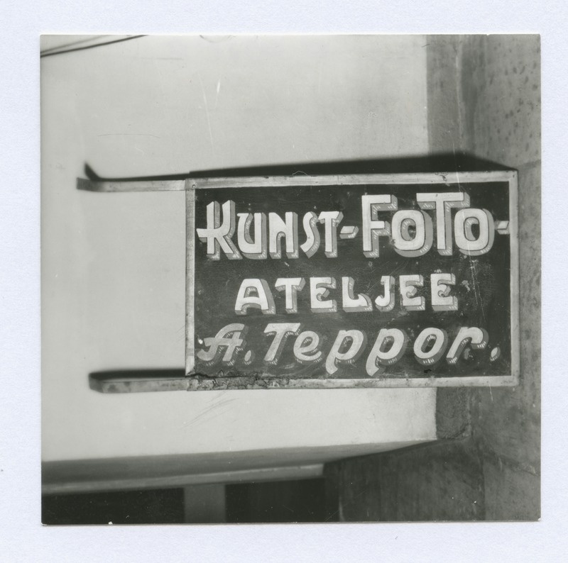 Reklaamsilt: Kunst - Foto - Ateljee A. Teppor