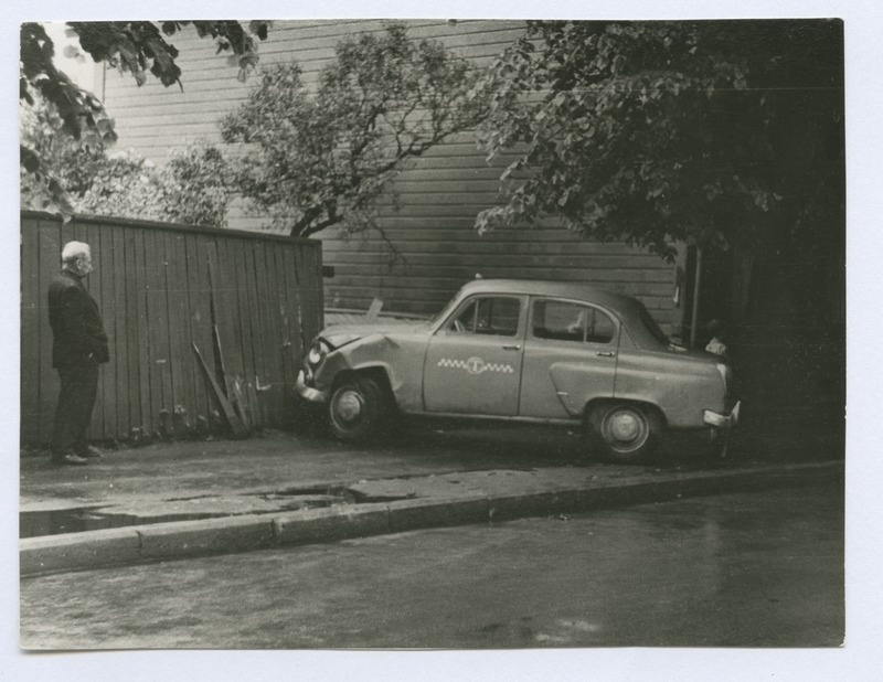 Tallinn, taksoavarii Tööstuse tänaval 1965