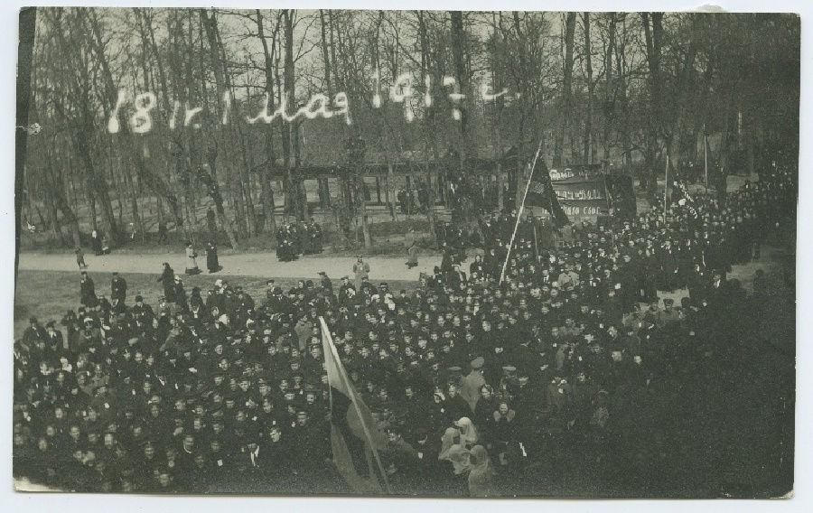 1.05.1917, Marine Demonstration in Kadriorg.