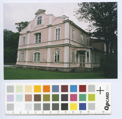 Roheline aas. Kastellaani maja, praegu E.Vilde memoriaalmuuseum.  duplicate photo