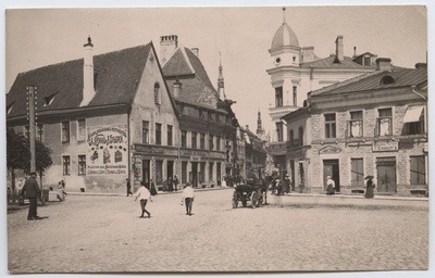 Tallinn, Suur-Karja ja Vana-Posti tänava nurk.  duplicate photo