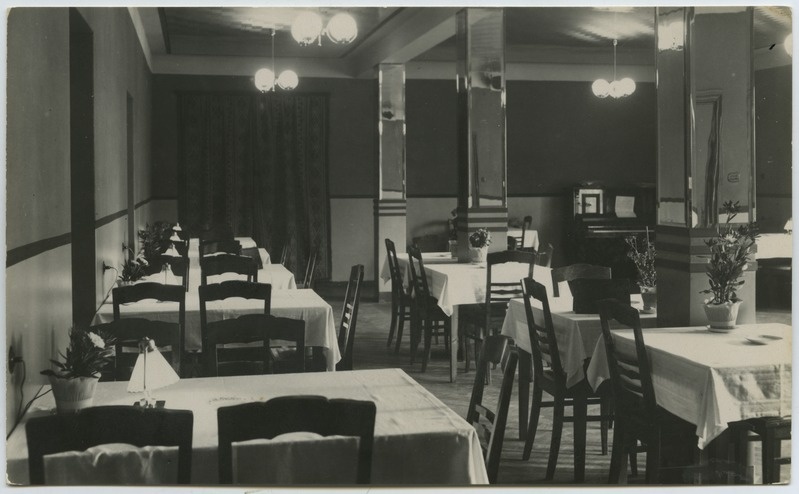Nõmme, restoran "Maxim", saali interjöör.