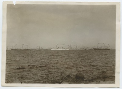 Laevad milledega Nikolai II ja Wilhelm II saabusid Tallinna.  duplicate photo