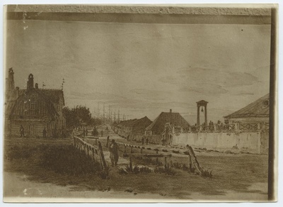 C.Buddeus, "Admiralität und Hafen bei Reval", Sadama tänav ja Admiraliteet.  duplicate photo