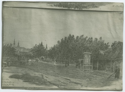 C.Buddeus, "Die russische Marktplatz".  similar photo