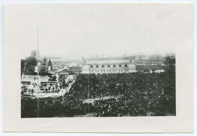 16.10.1905 ohvrite matuse rongkäik Uuel turul.  duplicate photo