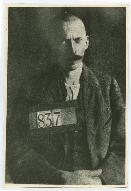 V.Kingissepp Tallinna kaitsepolitseis pärast vangistamist 3.05.1922.