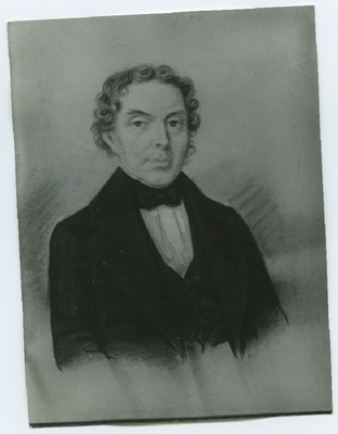 Johann Reinhold, Krich, rinnaportree kolmveerand vasakule, pastell ja guašš.  duplicate photo