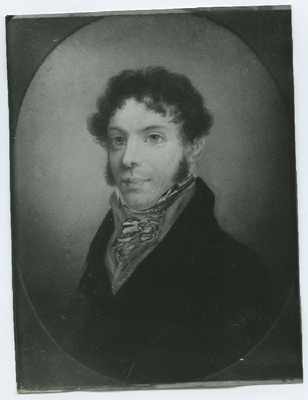 A.F.Schuch, Johann Reinhold Krich'i rinnaportree, kolmveerand paremale, pastell.  duplicate photo
