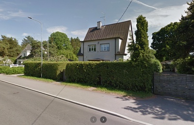 E. Peterson-Särgava's daughter Salme Solba house Tall. Pirita-Kosel, where the writer lived in 1941-1944. rephoto