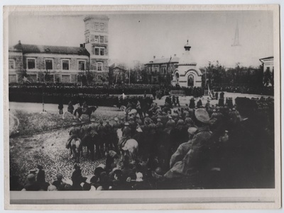 Tallinn, veebruarirevolutsiooni rongkäik 1917. aastal.  duplicate photo