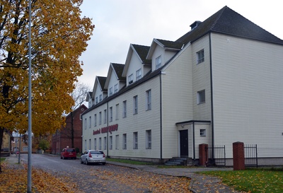 fotonegatiiv, Viljandi, Linna haigemaja Väike tänav rephoto