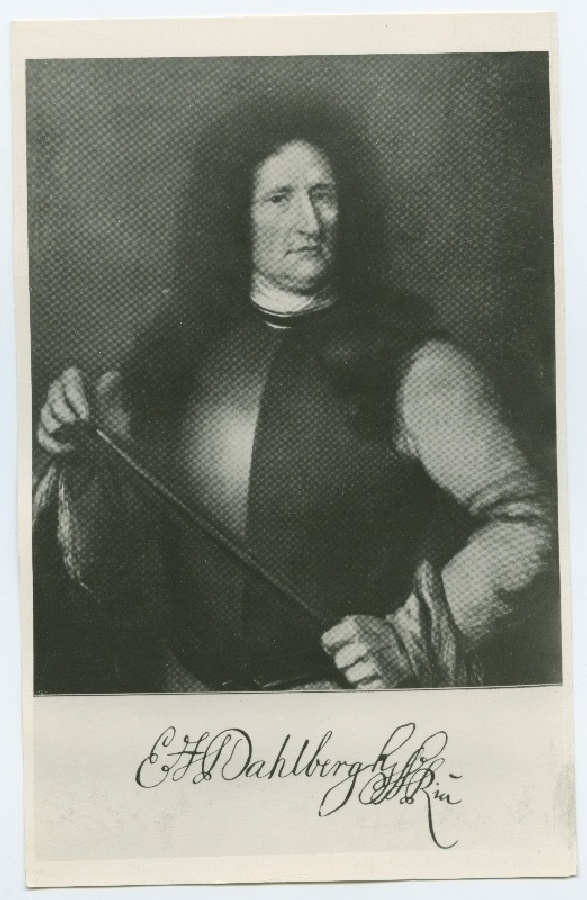 Erik Jõnsson Dahlbergh, Rootsi kindlustuste ehituse ülem 1674 - 1703, poolportree.