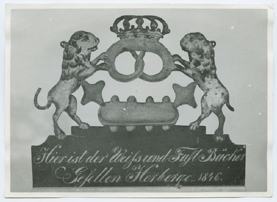 Pagarisellide ametimärk 1846. aastast, esikülg.  duplicate photo