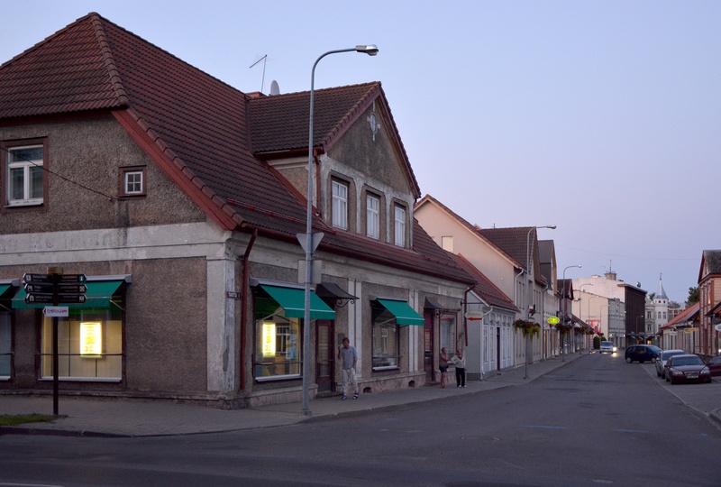 fotonegatiiv, Viljandi, Tartu tänav (piki tänavat algusest) rephoto