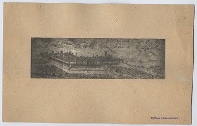 Tallinn umbes 1630. aastal, joonistus.  similar photo