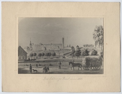 Petersen, "Das Schloss zu Reval anno 1860", lito.  duplicate photo