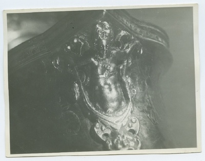 Hõbedast kannu ornament.  duplicate photo